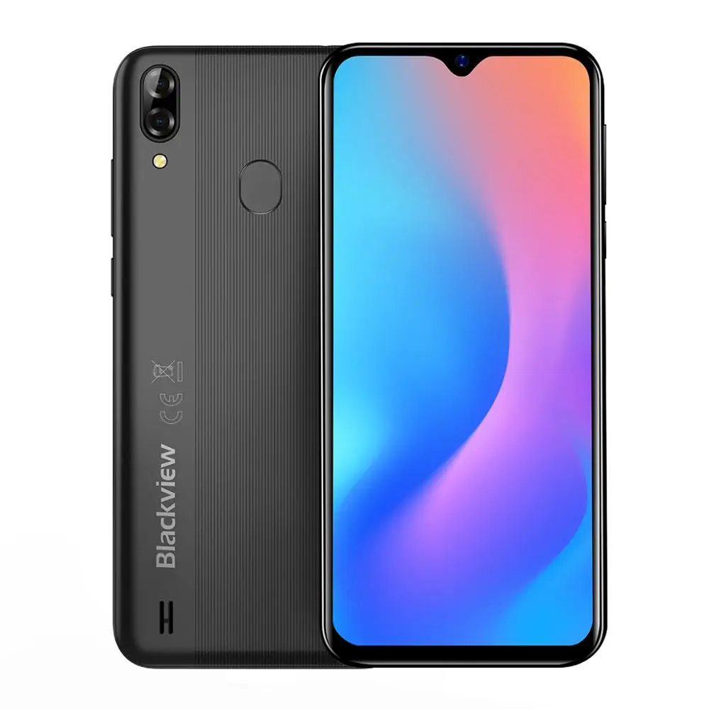 

Blackview A60 Pro 6.088" Waterdrop Screen Mobile Phone Android 9.0 4080mAh MTK6761 Dual Rears Cameras 4G Cellphone