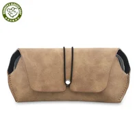 

Wholesale Custom Latest Personalized designer Retro Soft sunglass box bag Luxury gift packaging PU leather eyeglasses case