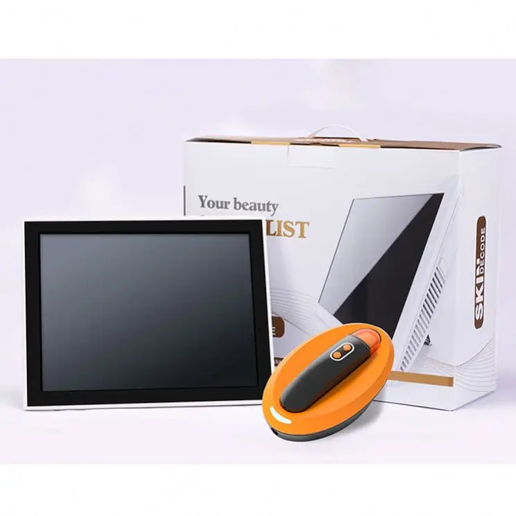 

Skin Magnifier Scanner 5Mp Facial Moisture Analyzer With 15-Inch Touch Screen