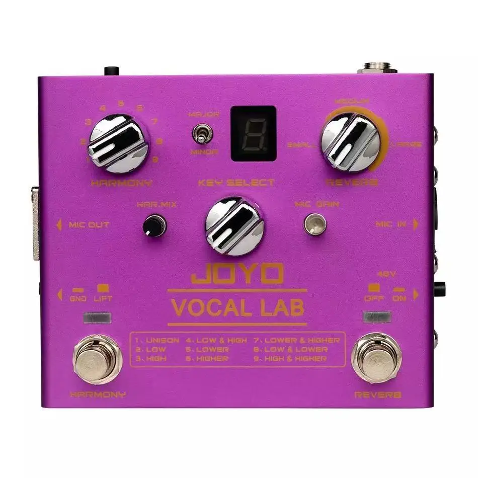

Electric Guitar Effects Pedal VOCAL LAB Acoustic Reverberator Supports JOYO R-16 for Stringed Instruments Parts & Accessories
