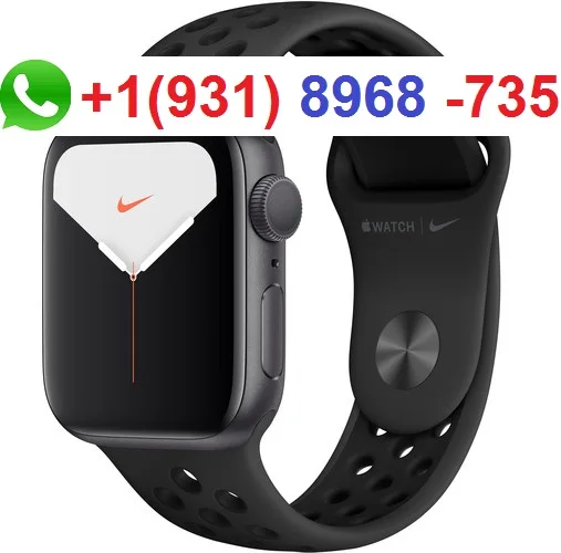 
BUY 5 GET 1 FREE Ap-ple Watch Series 5 Nike+ GPS Only 40mm Space Gray Aluminum Anthracite Black Nike Sport Band 