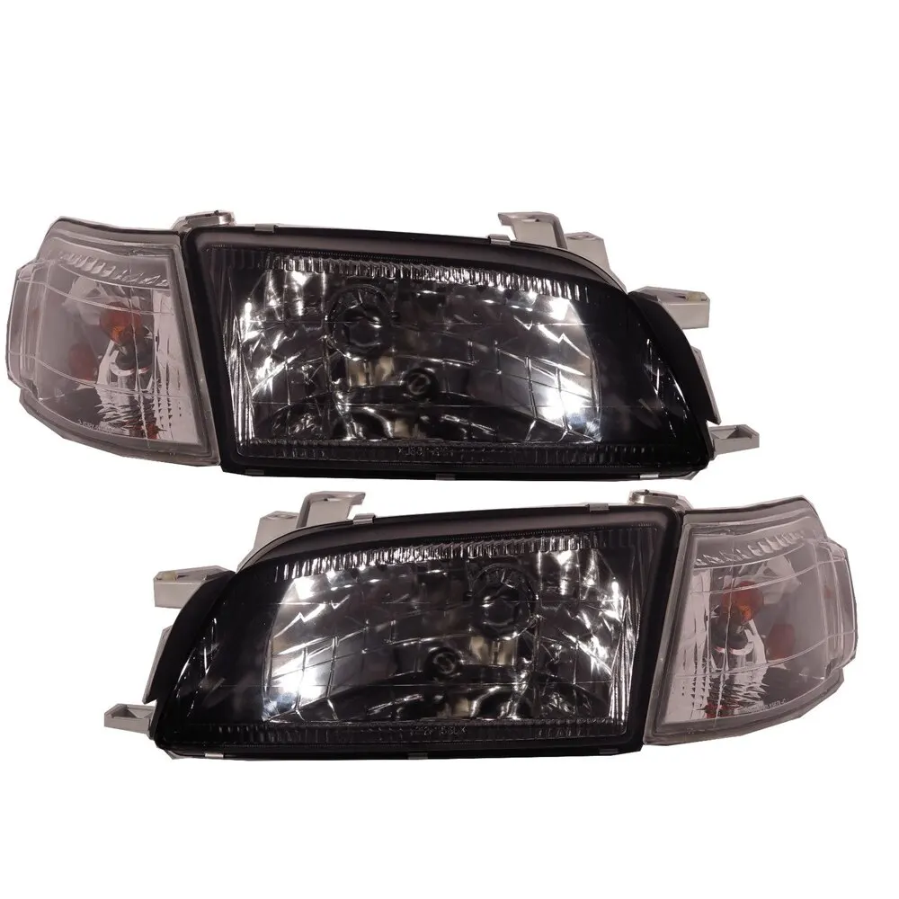 

Exsior/Absolute ST190/191 92-96 4D Glass Clear Headlight BK V2 for TOYOTA LHD