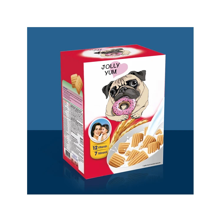 
Square Shape Best Quality Delicious Taste 800g Calcium Mineral Baby Biscuits 