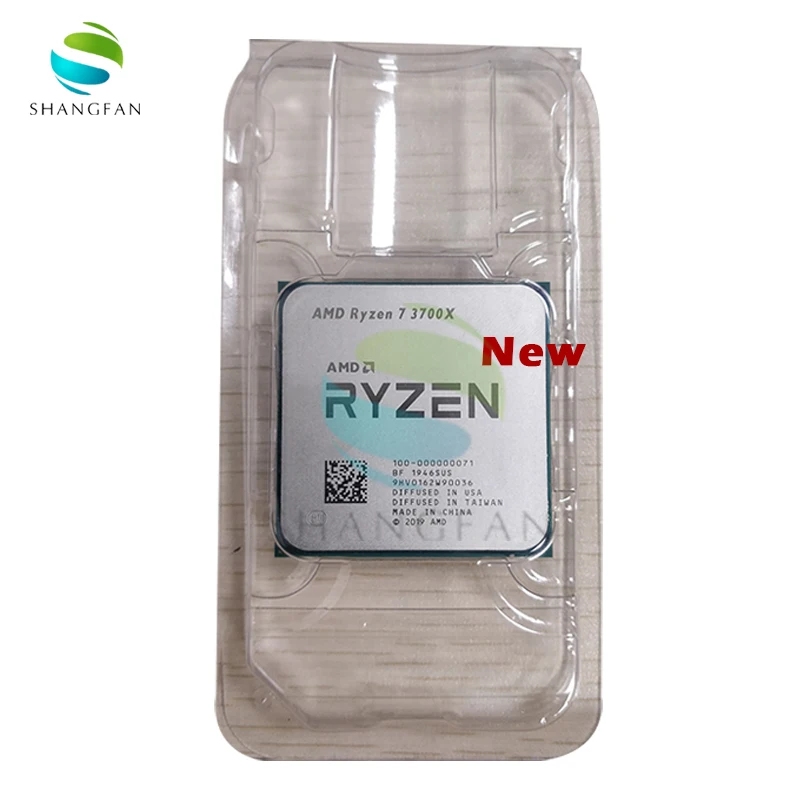 

New R7 3700X 3.6 GHz Eight-Core Sinteen-Thread CPU Processor 65W 7NM L3=32M 100-000000071 Socket AM4 No Fan