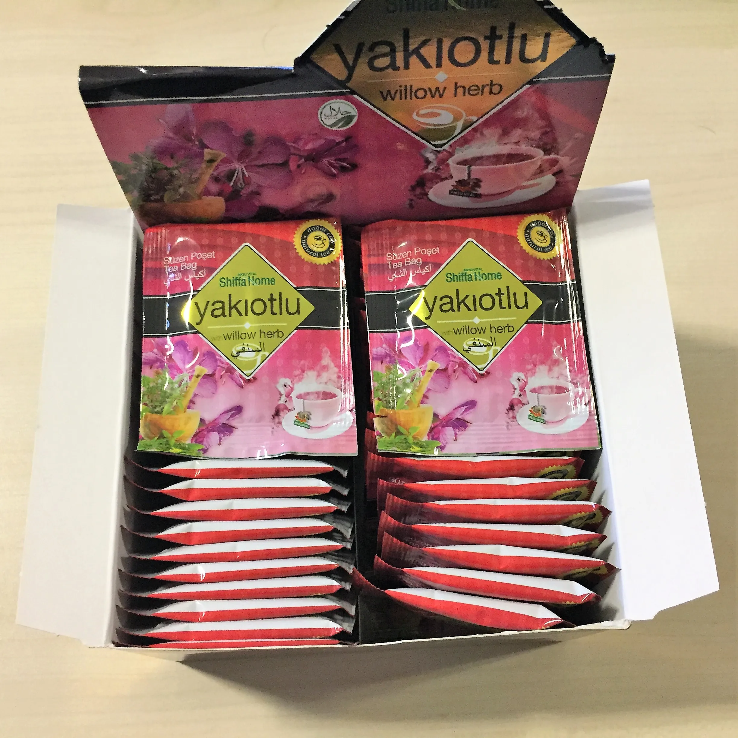 willow herb herbal blooming tea