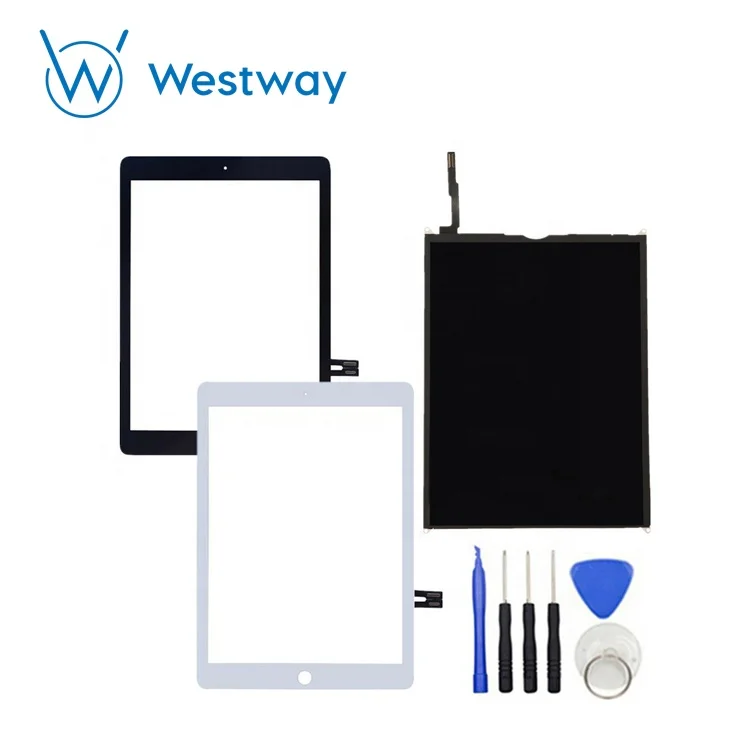 

For iPad 6 2018 A1893 A1954 Touch Screen Digitizer With Home Button and Adhesive Assembly Black White Original