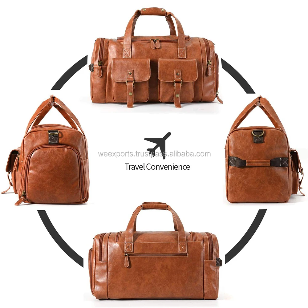 Large Travel Luggage Duffel Bag Made Of 100 Percent Nylon Lightweight