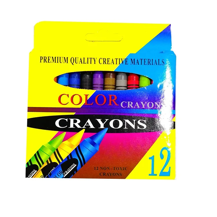 
Wholesale coloring wax crayons set for kids 