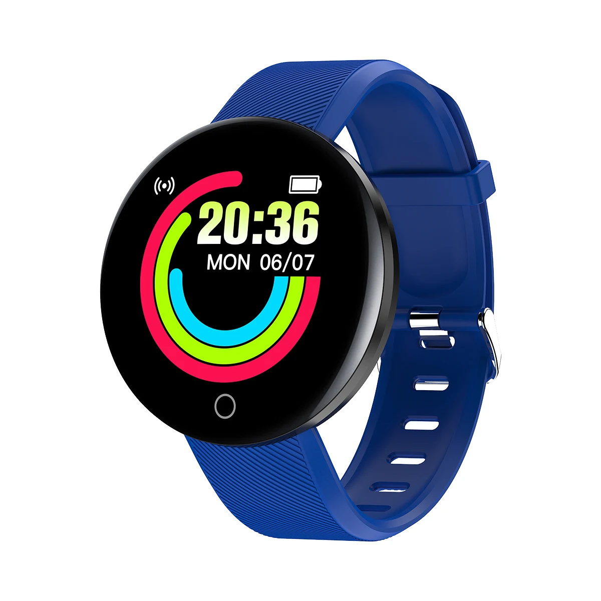 

2021 New D18S Colorful Touch Screen 3D Sport Watch Pedometer Smart Watch Fitness Heart Rate Monitor Women Clock Smartwatch