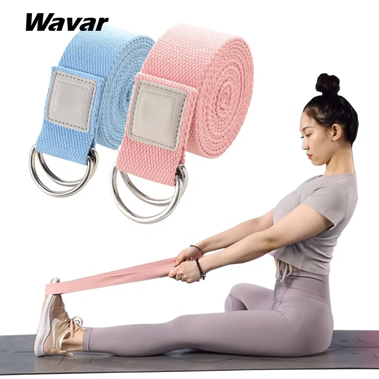 

High Quality Gym Fitness Durable 189cm*3.8cm*2mm Yoga Strap for Stretching