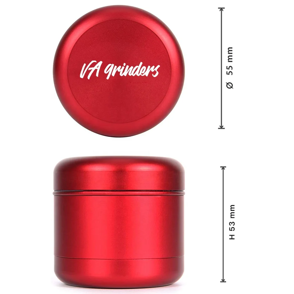 Vagrinders Razorsharp Teeth Premium 4piece 2.2" Herb Grinder With