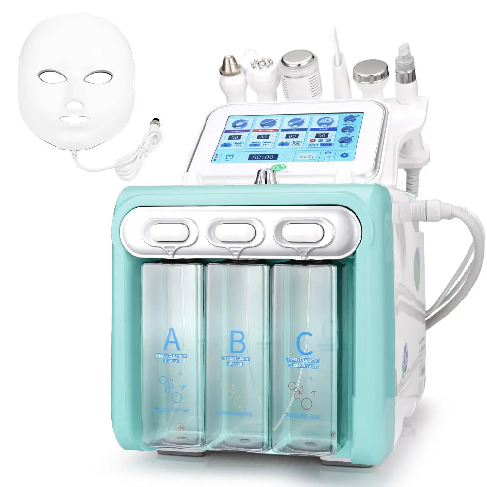 

Mychway 7 in 1 Multi-functional ultrasound cavitation facial cleaning led mask device beauty machine