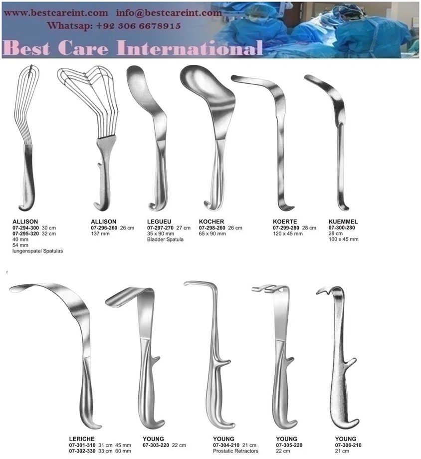 Young Prostatic Retractor Anterior Surgical Retractor Young Retractor