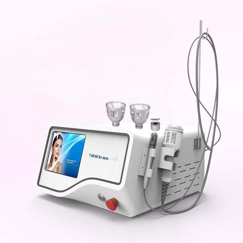 

3IN1 980 Laser Diode 40w 980nm Laser Spider Veins Therapy Vascualr Removal Treatment Machine 980nm Laser
