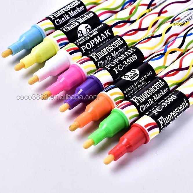 

3.5 MM Assorted neon color Glass Pen