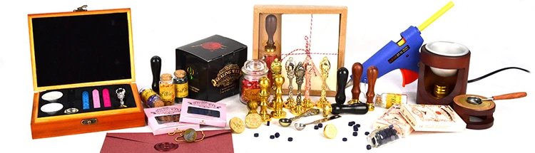 No MOQ Custom Design Antique Metal Wax Seal Stamp For DIY Wedding Invitations Decorative Paper Craft