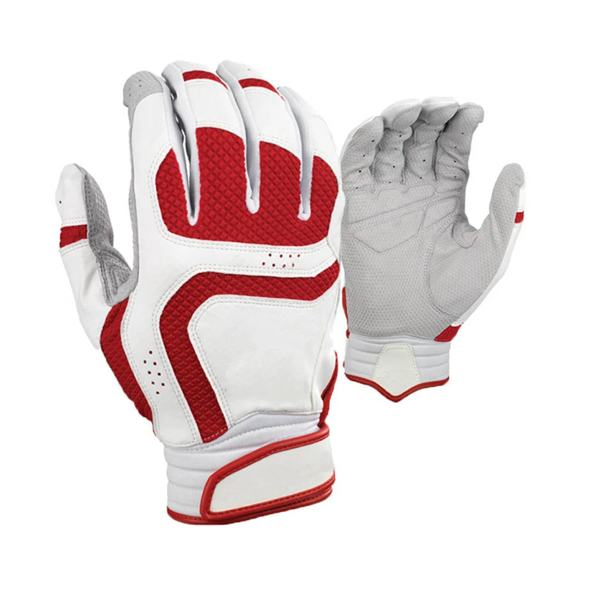 
High quality best price factory rate leather made baseball batting gloves 