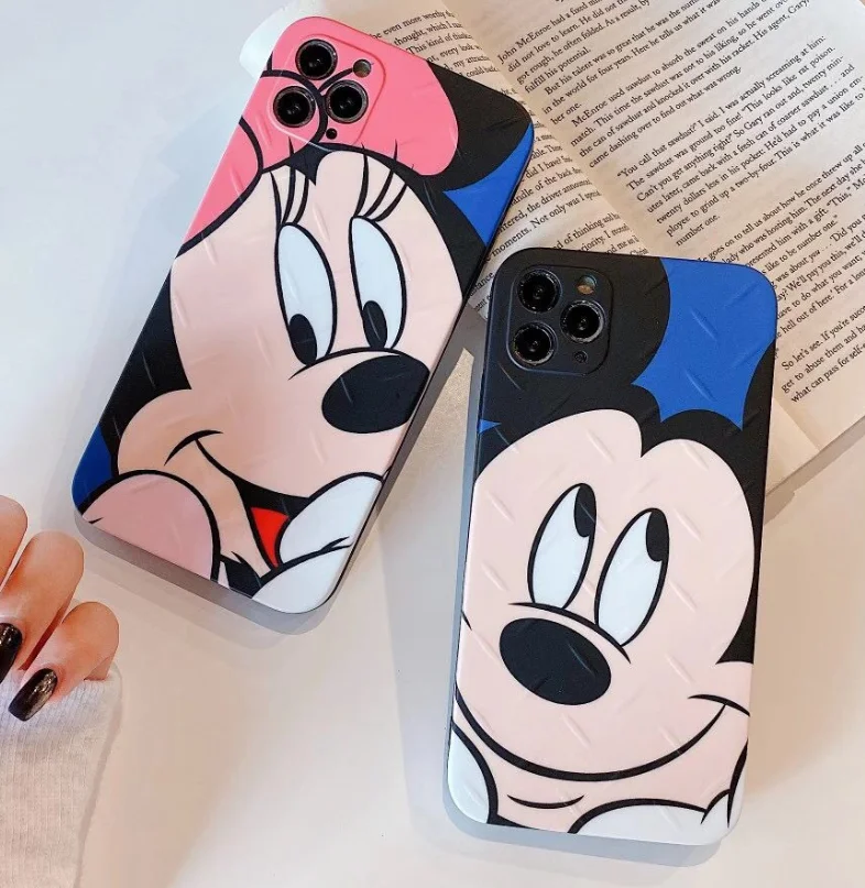 

Mickey and Minnie Cartoon Case for iPhone 12 Pro Max 11Pro 11 7 8 X XR Xs Max, Colorful