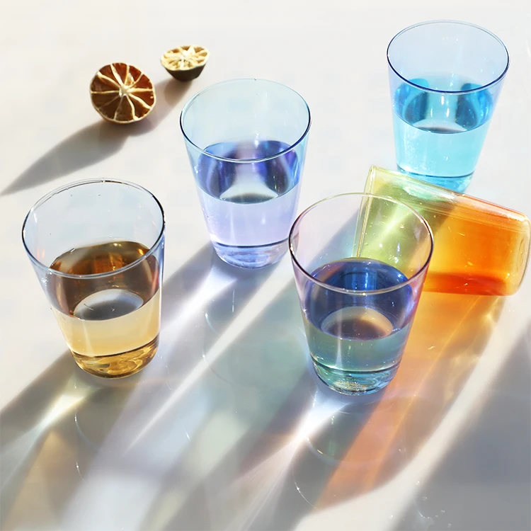 

Worth Buying heat resistant colored drinking glass cup beer glass mug