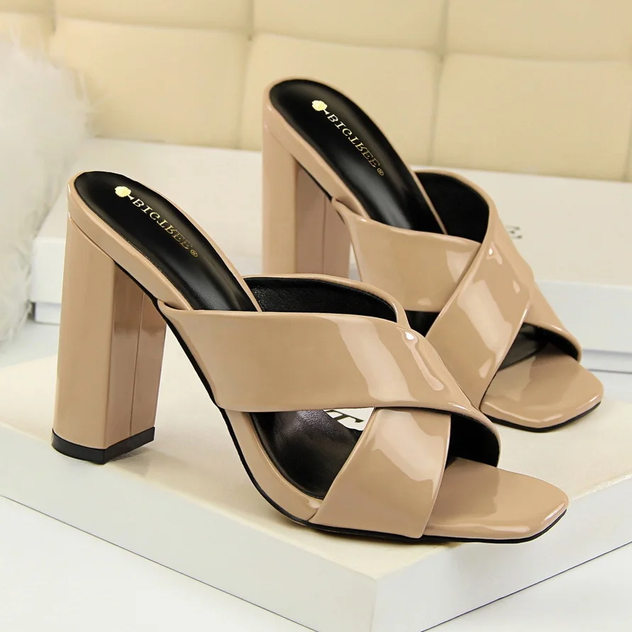 

Women's Candy Color Sexy Shallow Mouth Shoes Low Heels Casual Office Elegant Ladies PU Shoes
