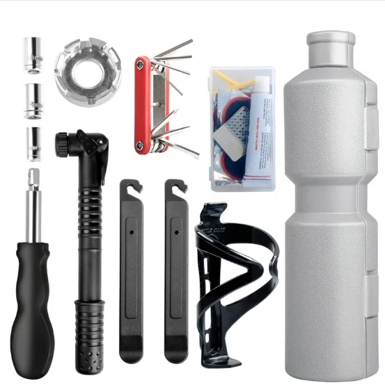 

Bike Tool Storage Bottle Multi Tool For Bicycle Pump, Black