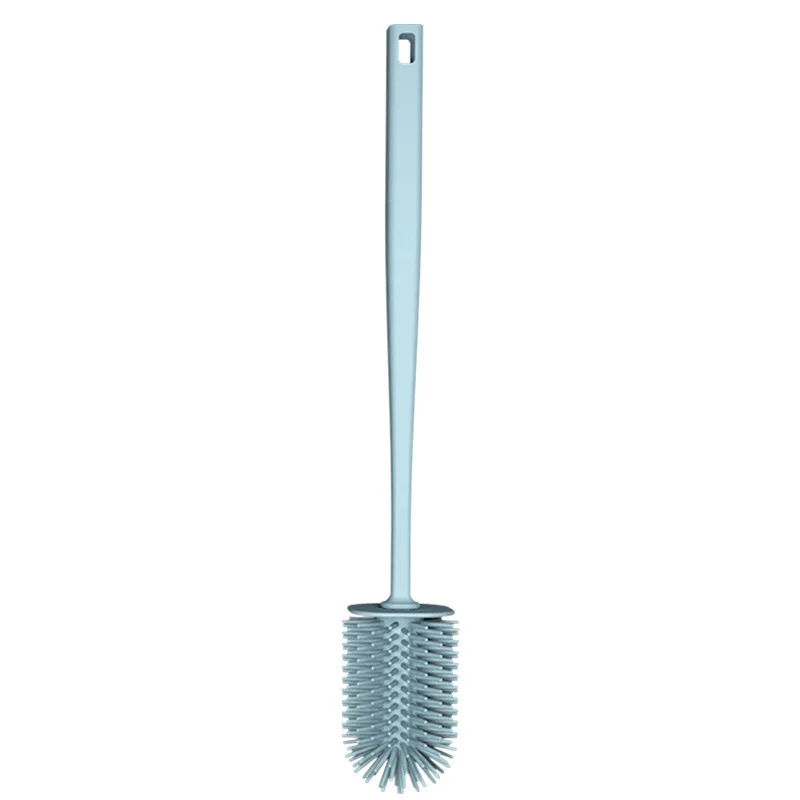 

Silicone Toilet Brush With Long Handle Soft Bristles Cleaning Brush Set, Clean Blind Angle, Wall-Mounted Toilet Cleaning, Customized color