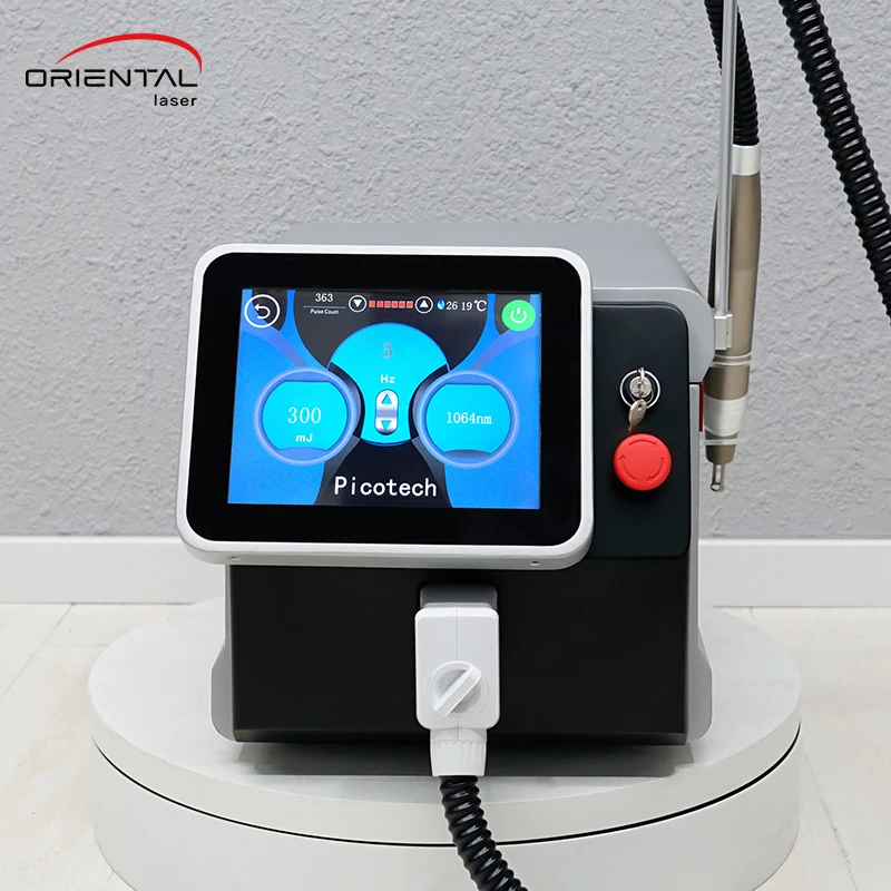 

New Product 2021 Oriental Professional Picosecond Q Switch Nd Yag laser Tattoo Removal Machine with 755nm 532nm 1064nm 1320nm
