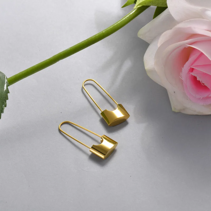 

18k gold plated stainless steel earring stainless steel earring for women