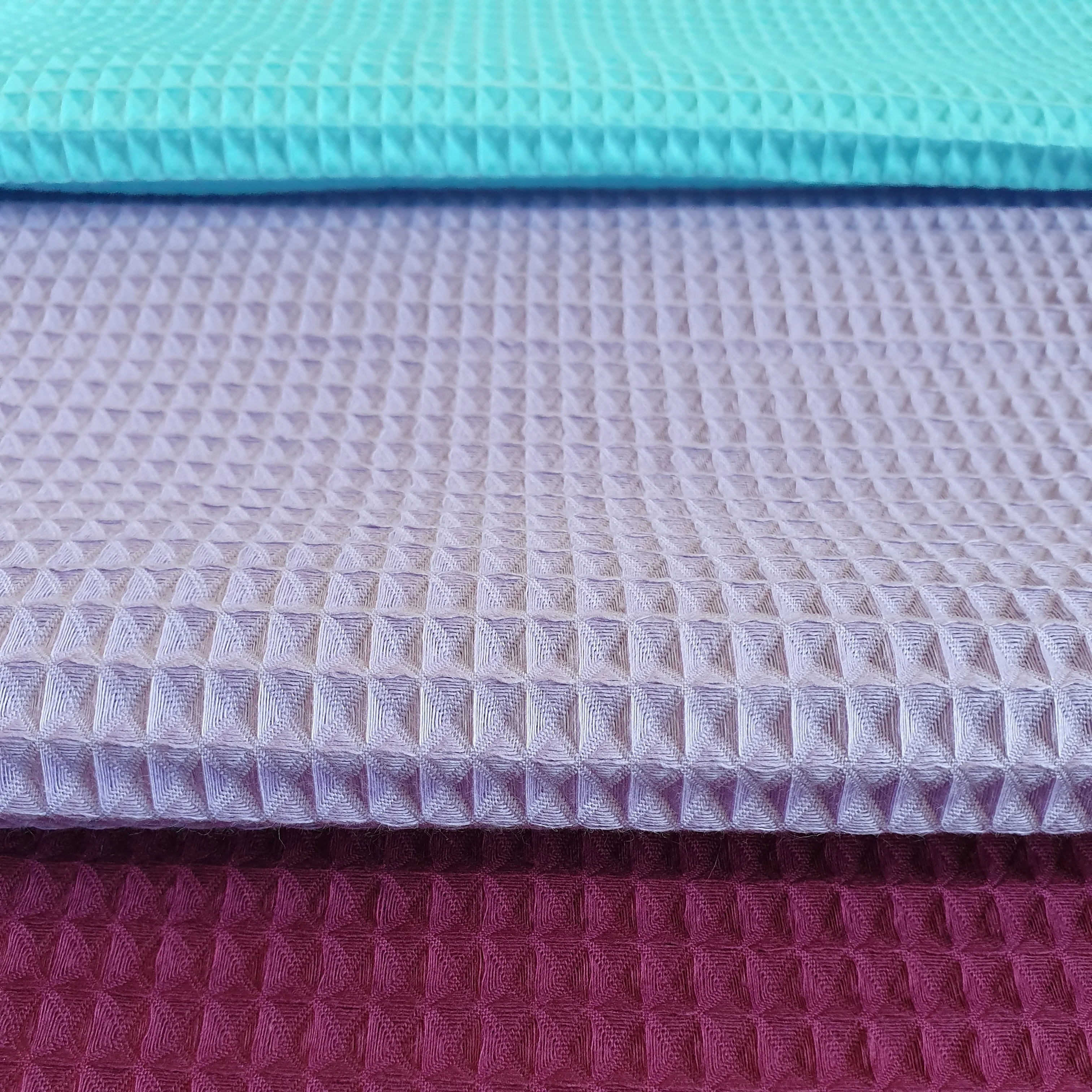 
Cotton Woven Waffle Fabric 