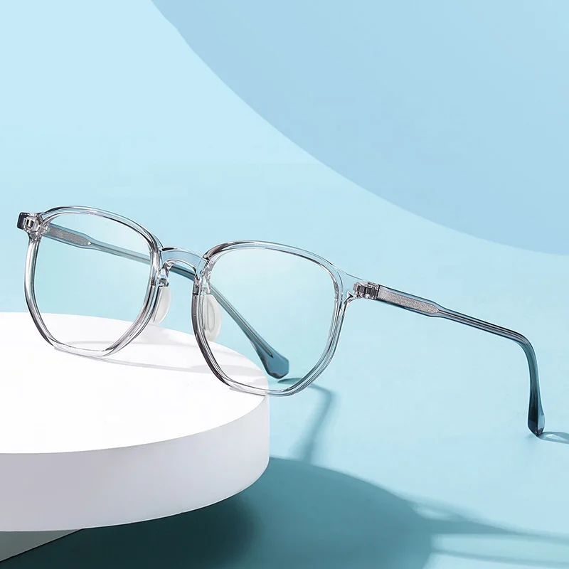 

Eyewear 209 Hot Sales Acetate CP Injection Spectacle Frames TR90 Geometric Frame Eyeglasses Anti Blue Light Optical Glasses