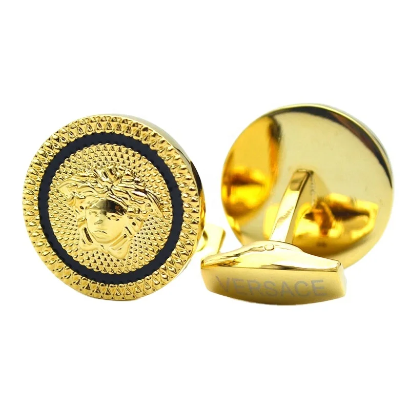 

Custom Medusa Cufflinks, Gold, gunmetal, silver finished