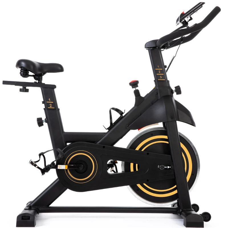 

SD-S81 IN STOCK Indoor Cardio Workout Training Magnetic Resistance Cycling Bike Stationary Exercise Bike, Black, yellow, blue, orange