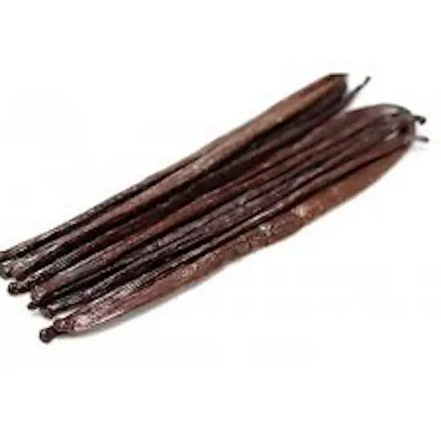 
Dried wild oily Vanilla planifolia pods whole Vanilla Beans for spice  (1700003962543)