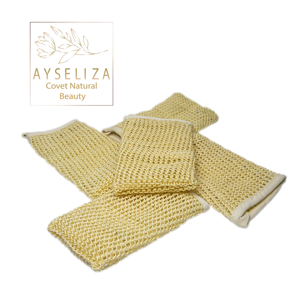 Sisal Exfoliating Bath Glove Turkish Bath Mitt By Ayseliza Glove Sisal