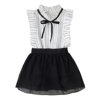 

Fashion Kids Baby striped Clothes set dress for girl