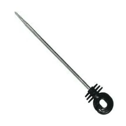 

fence tool for ranch farm animal husbandry wood post screw-in offset insulator for electric fence, Black or customized