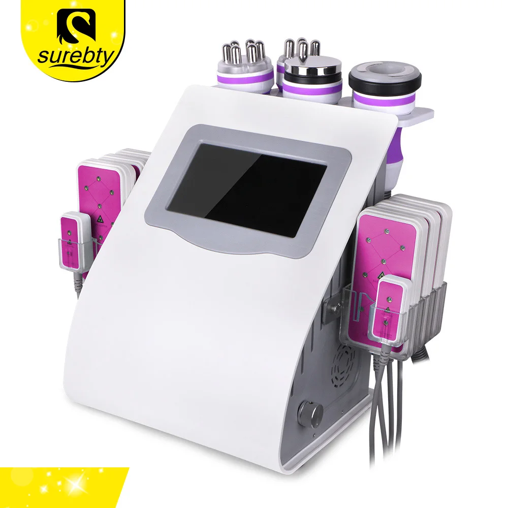 

Wholesale Multi RF Fat Removal Body Shaping 6 in 1 Ultrasonic Cavitation 40k Machine