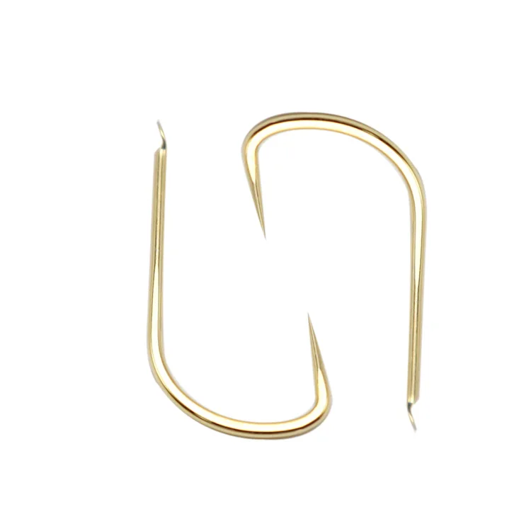 

High carbon steel and high hardness fishing gear wholesale stainless steel golden sea fishing hooks