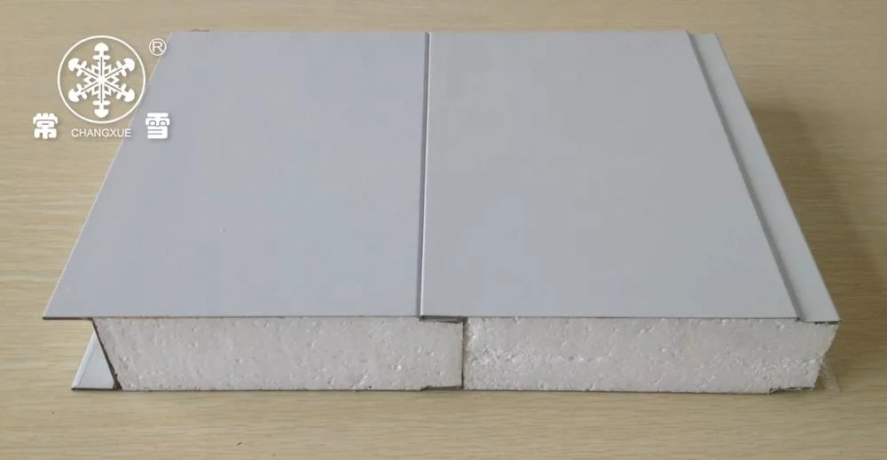 
50mm and 100mm EPS sandwich panel price for warewhouse and workshop wall panel 