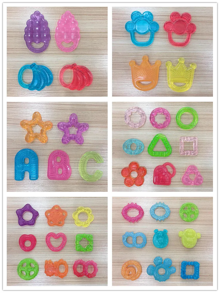 Baby Teether Toy Funny Baby Watrer Filled Teether Fruit Berry Ice Gel