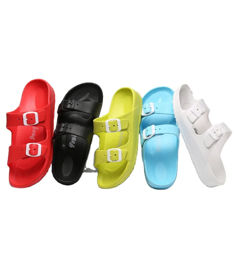

Unisex Non-Slip Soft Platform Pool Slides Indoor & Outdoor House Slides Slippers Light Weight EVA Summer Slippers Sandal, Customized color