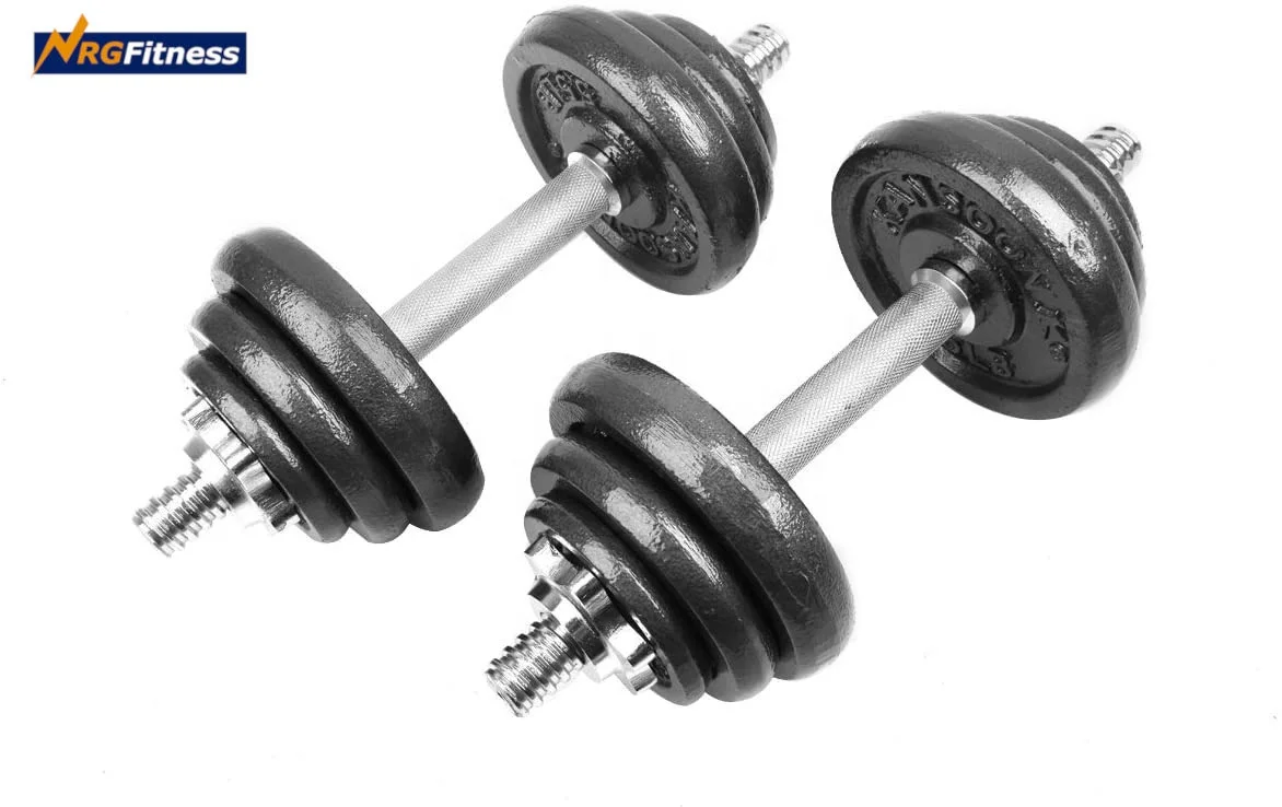 
Custom Adjustable 50 kg Cast Iron Barbell Set with Case Multi-function Dumbbell Barbell Free Weights Home Workout Weightlifting 