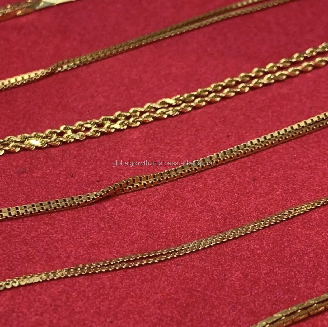10k + 14k Real Gold Chain Necklaces (1mm To 12mm) Rope Anchor Figaro Miami Cuban Link United