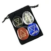 4 Elements engraved Palmstone Set : Wholesale Elemental sets with pouch