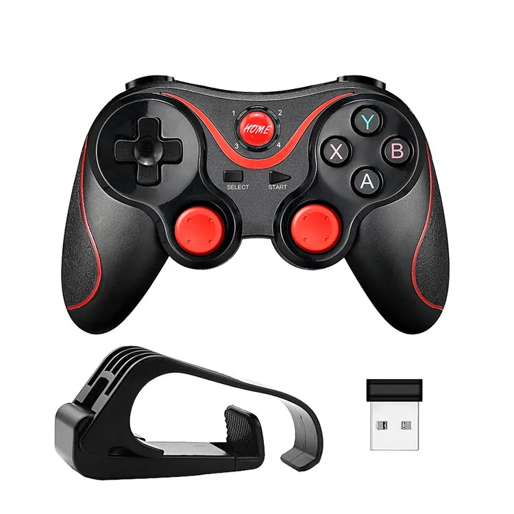 
Hotsale Wireless gamepad for pc iphone cellphone gamepad Phone Bracket Design for ios android joysticker wholesale 