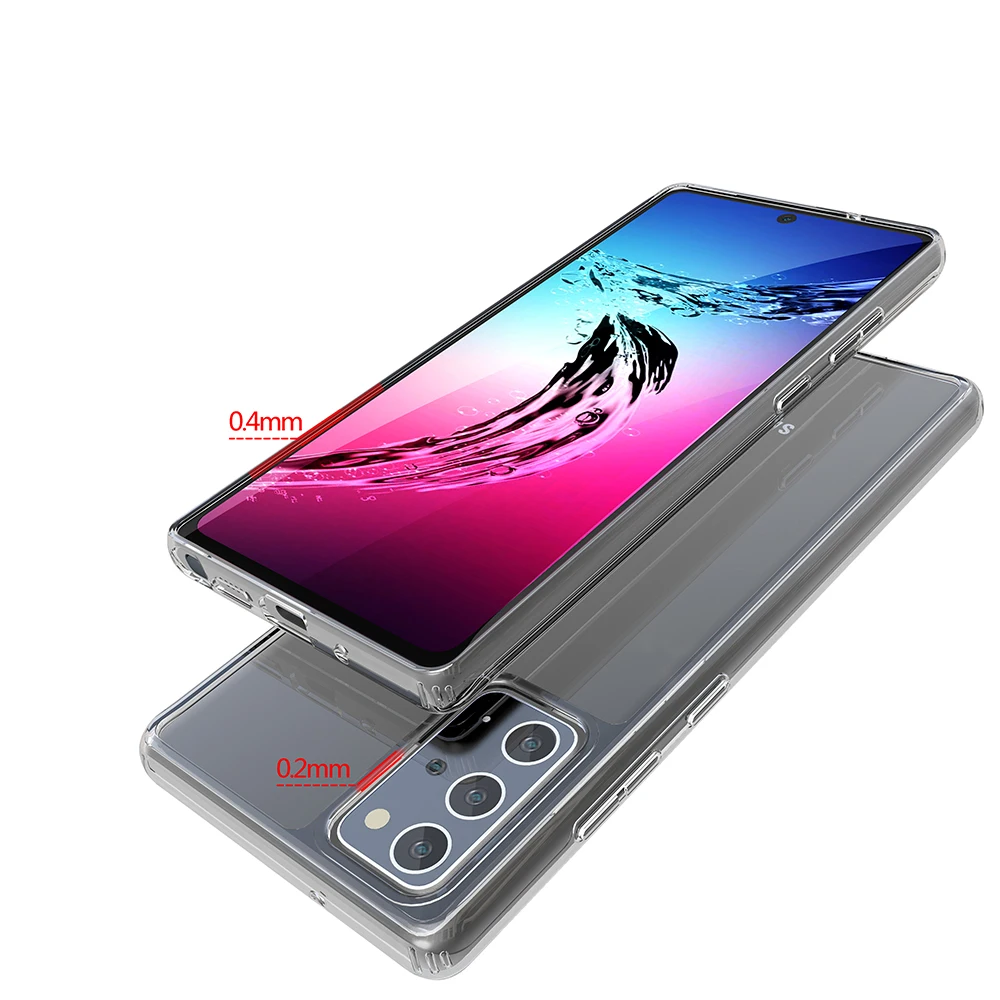 

Factory supply samsung Cute Transparent phone case.for samsung note10/note20/note20ultra Serial use, Customizable