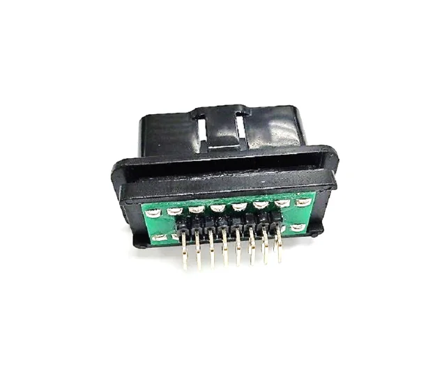 OBD 16pin male to 2*8 pin header automotive testing adapter - ANKUX.COM