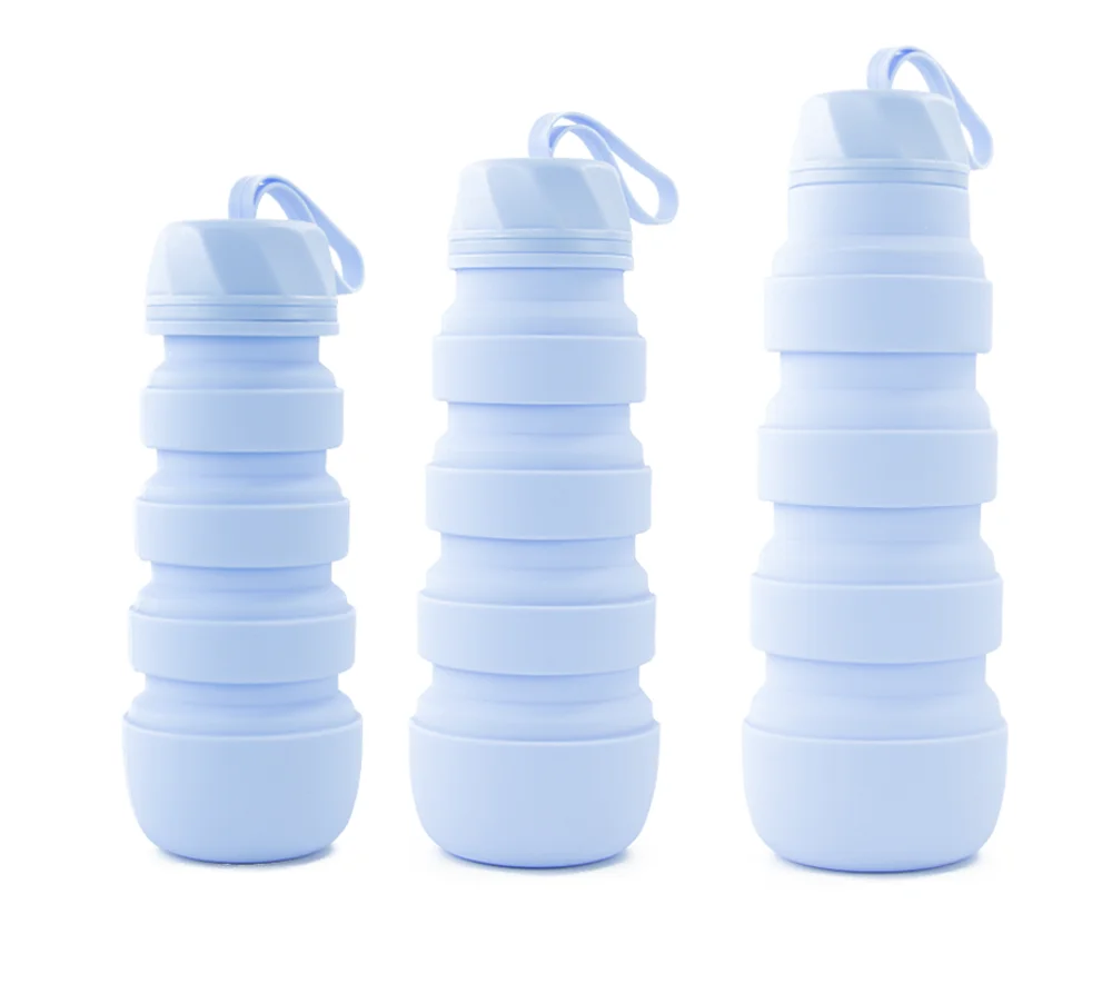 

Top Sale Portable Silicone Foldable Sport Water Bottle, Customized color