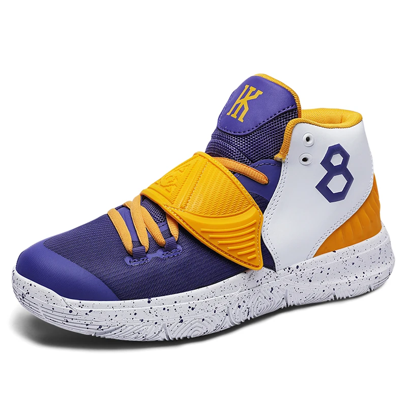 

New arrival mens casual basketball sport shoes Kobe bryant baskerball shoes, Purple, gold