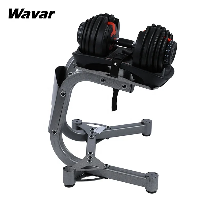 

Hot sales 24 kg Adjustable dumbbell stand rack for Conveniently store dumbbells